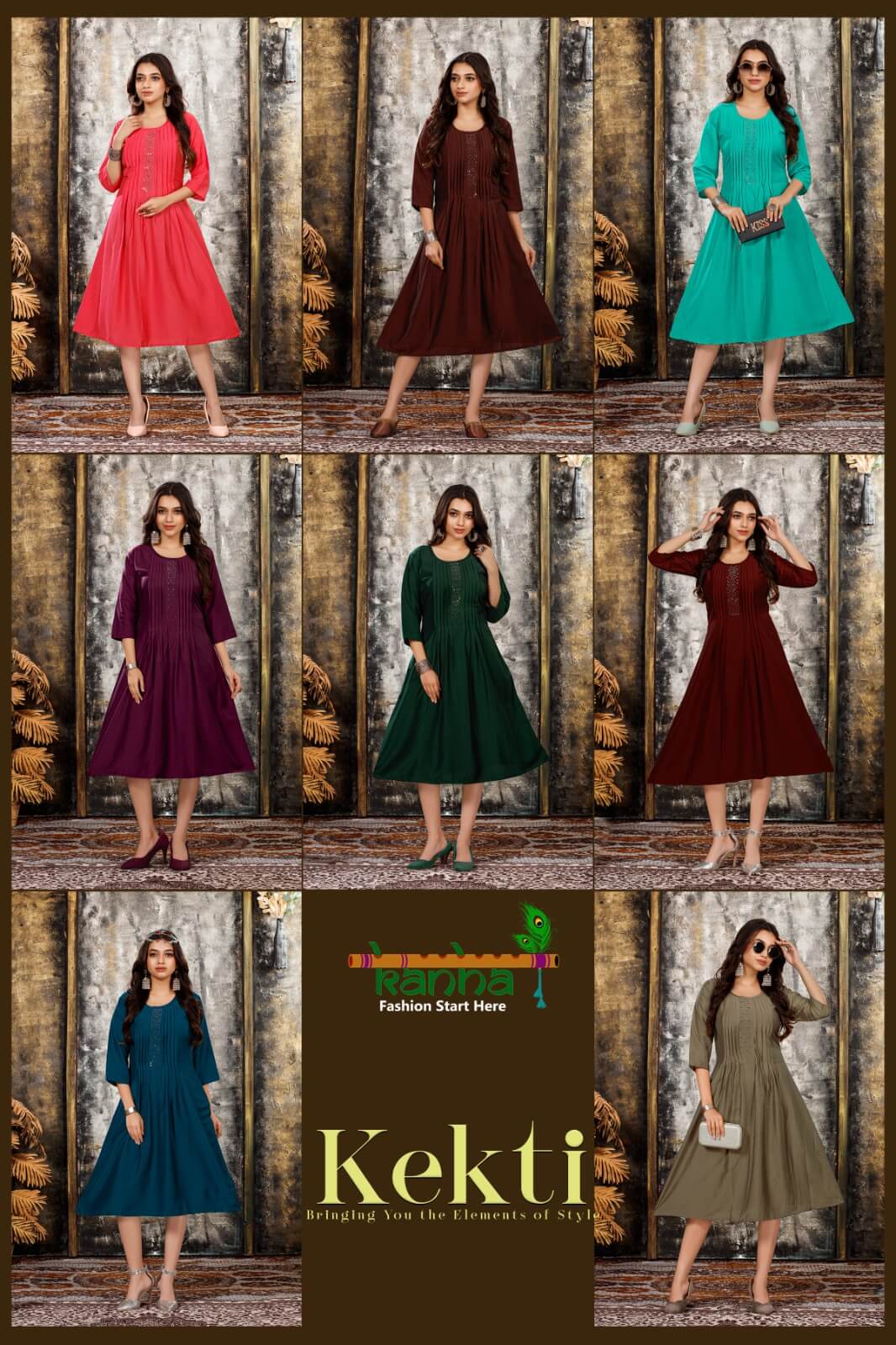 Kanha Kekti Party Wear Kurtis Catalog
